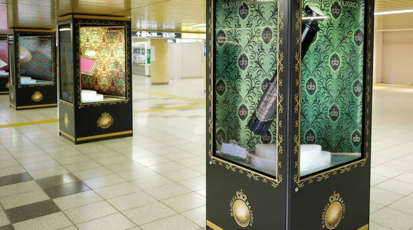 資生堂的戀愛魔鏡互動廣告。