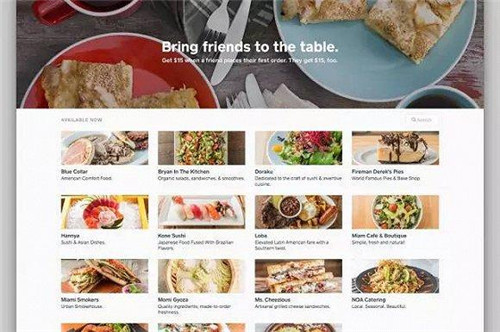 中高端外賣(mài)平臺(tái)cavier視覺(jué)上就不能輸