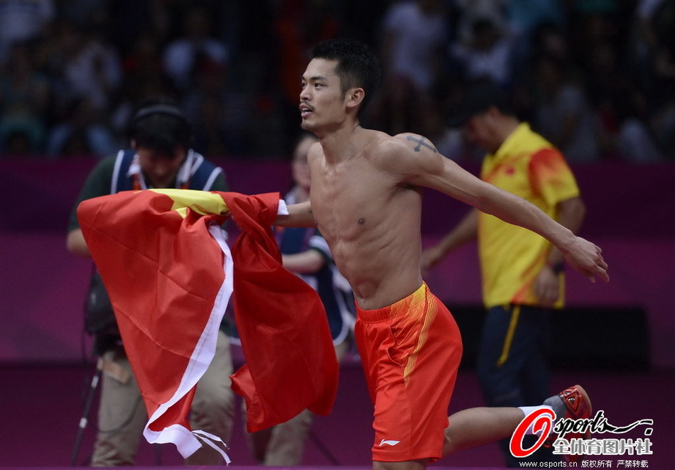 奧運羽球男單林丹奪金