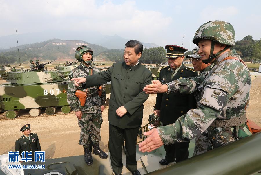 習(xí)近平在廣州戰(zhàn)區(qū)考察