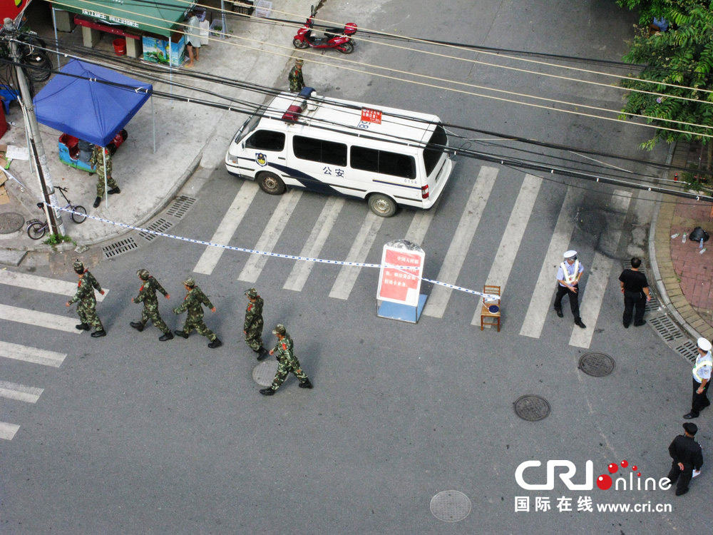 2013年07月10日，廣西壯族自治區(qū)北海市，武警巡邏。圖片來源：飛影/CFP