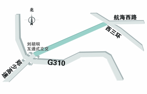 鄭少高速航海路連接線9日起通車(chē)
