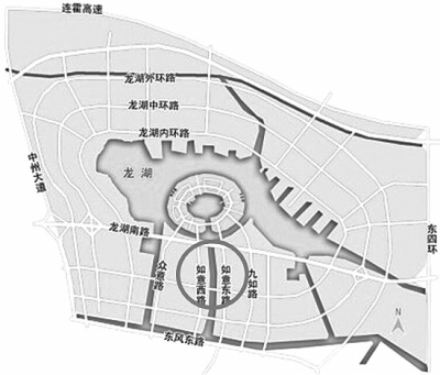 鄭州龍湖區(qū)域6塊商業(yè)用地拍賣遇冷，全部以起始價成交最貴的一塊不過888.09萬/畝，僅為8月龍湖“地