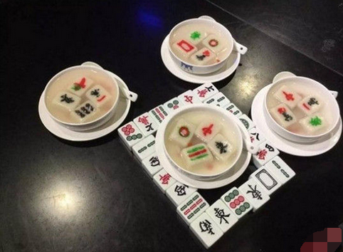 來碗清一色！火鍋店推出創(chuàng)意麻將湯圓