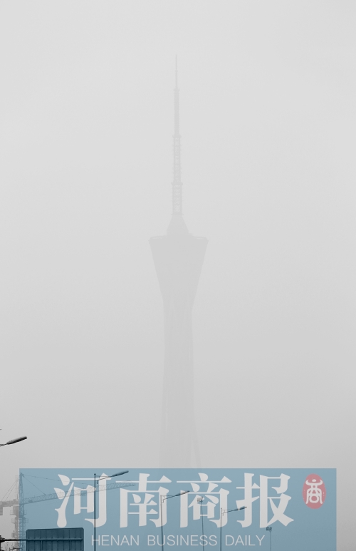 鄭州市區(qū)，霧霾再次來襲