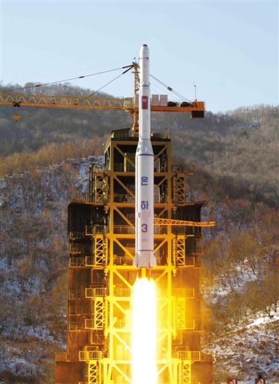 去年12月12日，朝鮮發(fā)射衛(wèi)星。