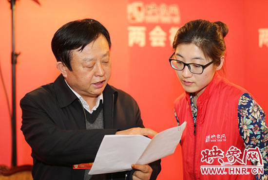 全國人大代表喬彬接受映象網(wǎng)采訪。