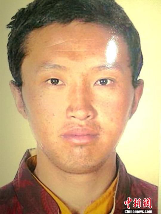 　畏罪潛逃的犯罪嫌疑人血呷。　警方提供　攝