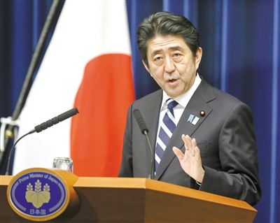  日本首相安倍晉三。