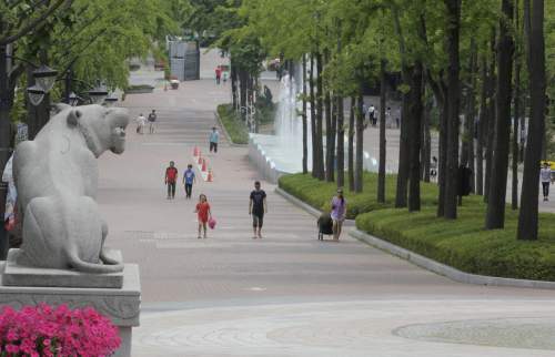 MERS疫情蔓延 韓國(guó)首爾鬧市成為空城