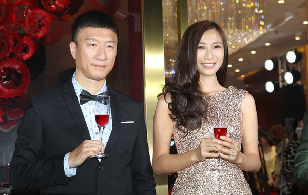 圖為孫紅雷、王駿迪夫婦。