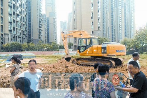昨天，由于附近居民抗議，紅旗變電站項目再次停工