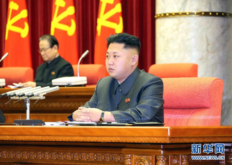 12月8日，在朝鮮平壤，朝鮮勞動(dòng)黨第一書(shū)記金正恩出席并指導(dǎo)朝鮮勞動(dòng)黨中央政治局?jǐn)U大會(huì)議。