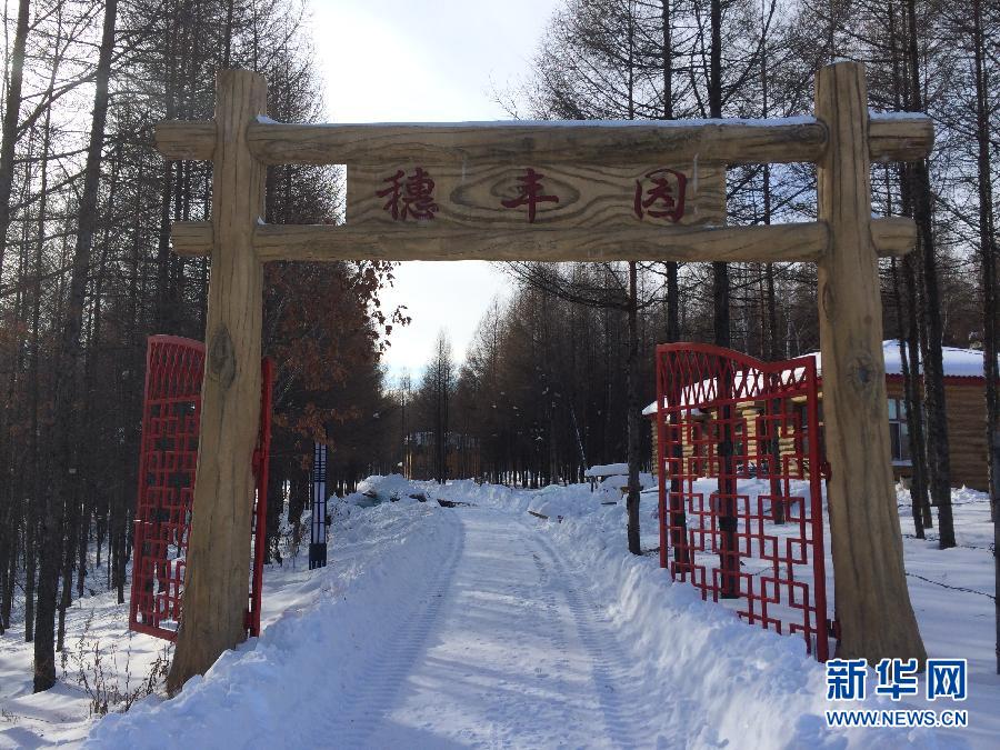 北山一隅的穗豐園（2013年12月8日攝）。新華社記者程子龍攝