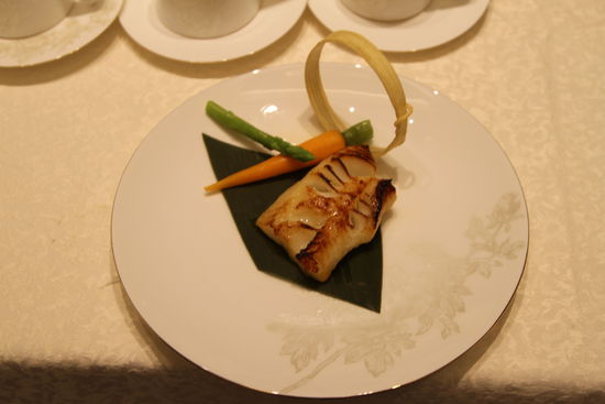 香烤銀鱈魚。 花惠生 供圖