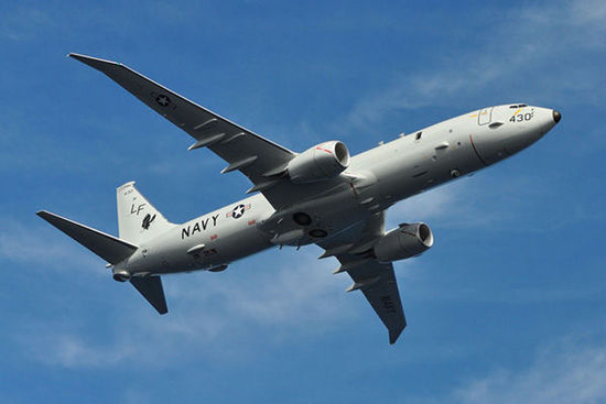 　　美國海軍的海神P-8巡邏機專門從事遠距離任務(wù)，包括情報搜集和偵察。