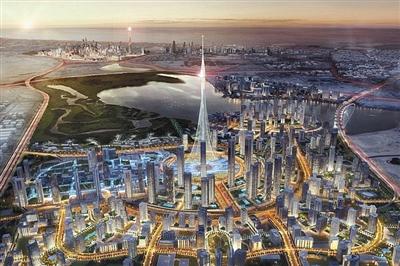 迪拜計(jì)劃修建的觀光塔示意圖。