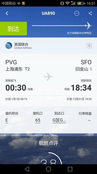 這個(gè)航班火了：2017元旦起飛，降落卻是2016年