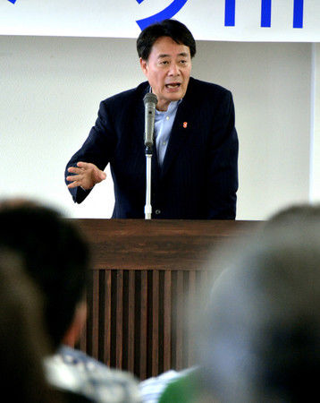 日本民主黨黨首海江田萬(wàn)里。
