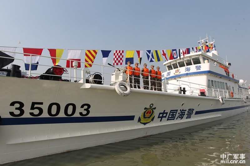 　海警35003艦是海警噸位最大的艦船