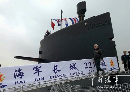 　俄媒稱中國(guó)041元級(jí)潛艇隱蔽性不強(qiáng)。