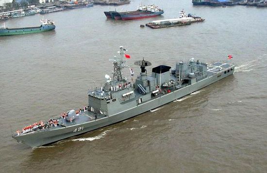 資料圖：中國為泰國建造的納萊頌恩級護衛(wèi)艦。