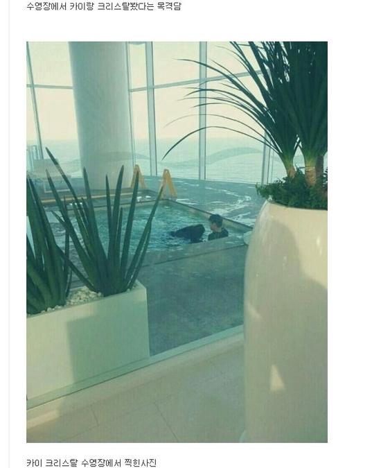 另有網友指出泳池照有經過合成