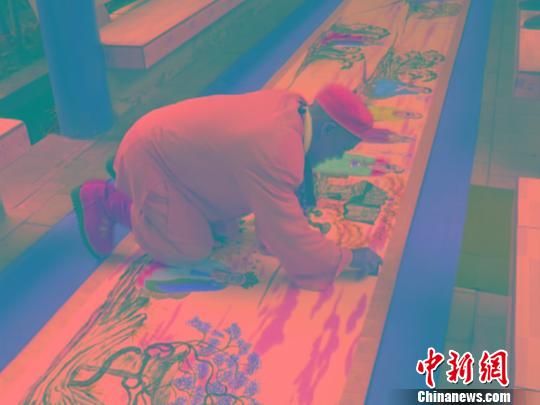 云南高僧5年制300米佛教工筆畫欲申報吉尼斯紀(jì)錄